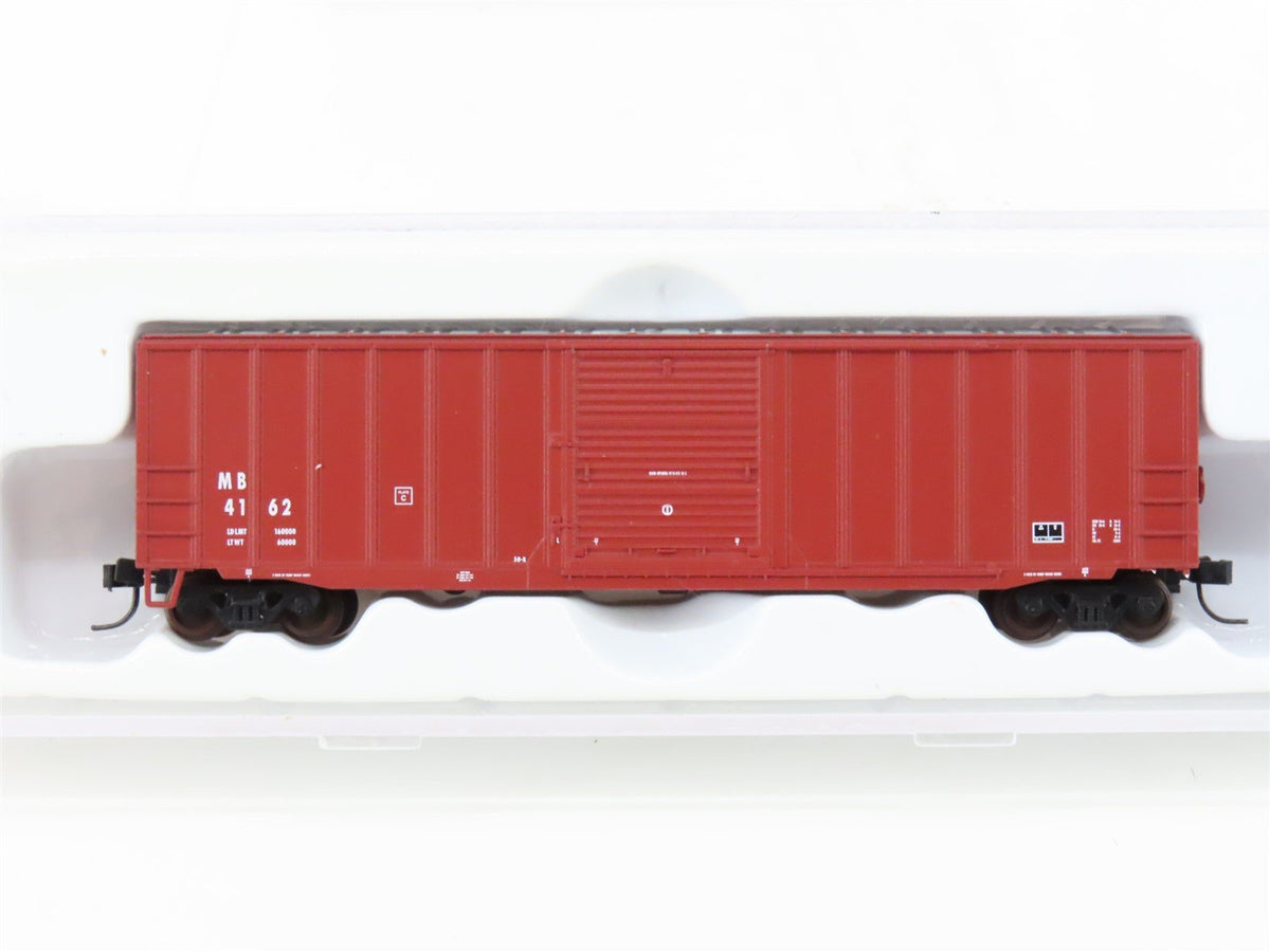 N Scale Atlas Trainman 50000691 M&amp;B Railroad ACF 50&#39;6&quot; Single Door Box Car #4162