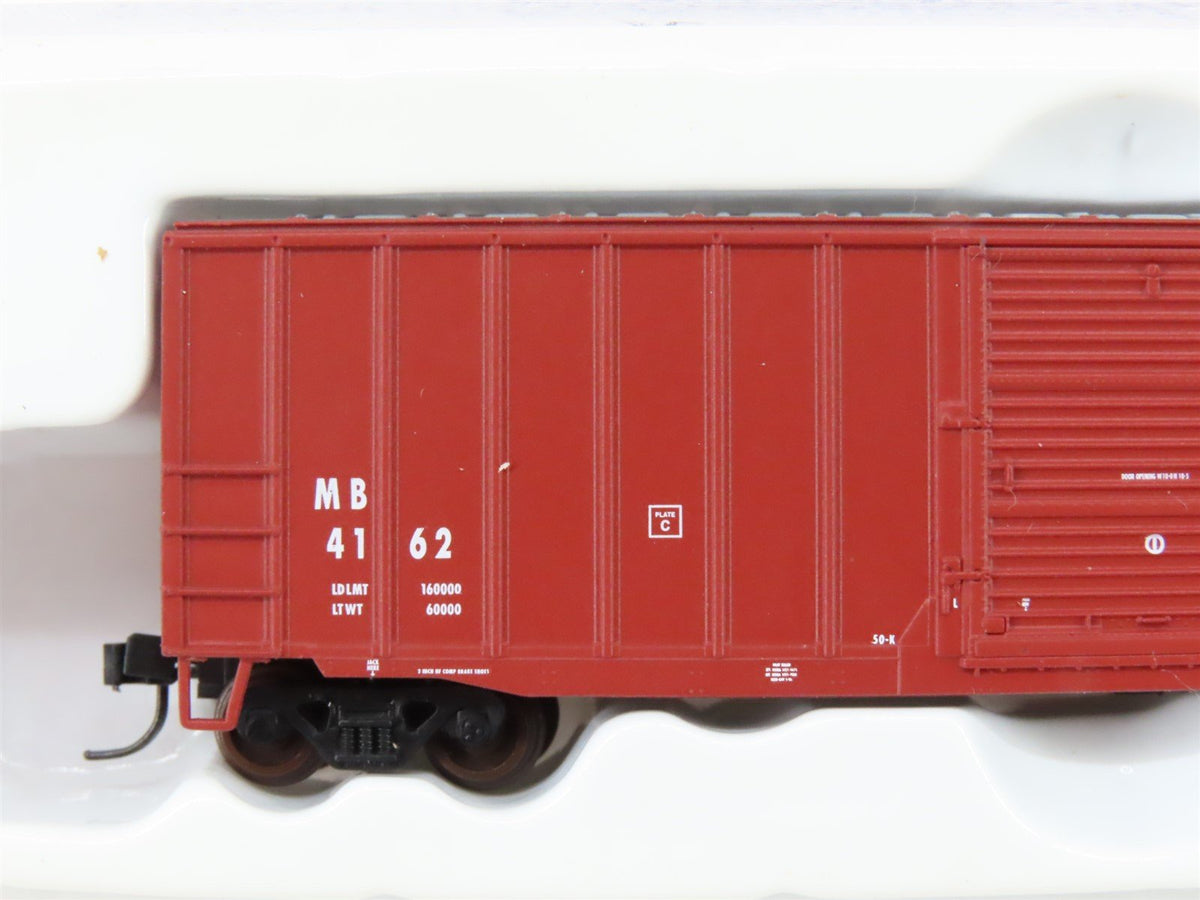 N Scale Atlas Trainman 50000691 M&amp;B Railroad ACF 50&#39;6&quot; Single Door Box Car #4162