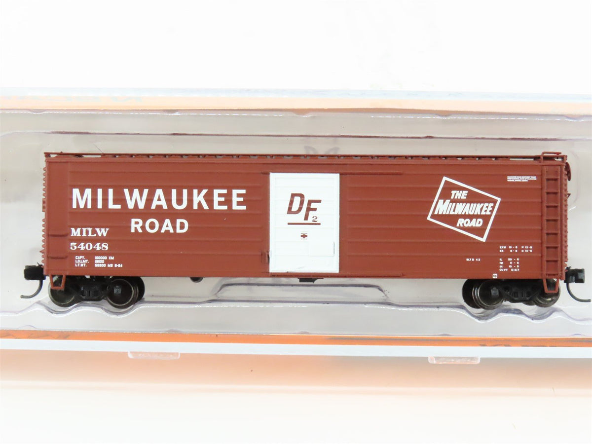 N Fox Valley FVM 90421 MILW Milwaukee Road &quot;White DF&quot; 50&#39; Box Car #54048