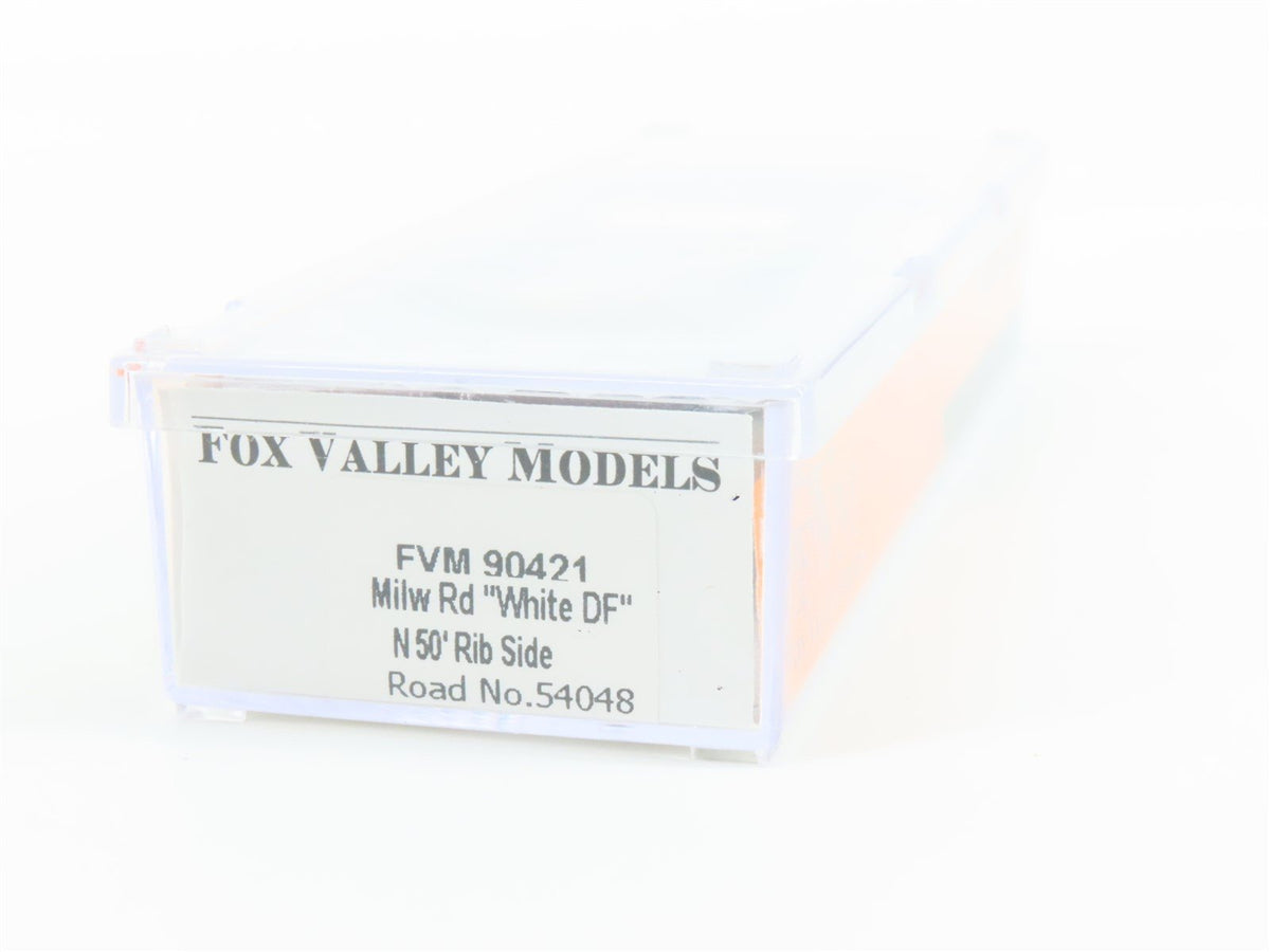 N Fox Valley FVM 90421 MILW Milwaukee Road &quot;White DF&quot; 50&#39; Box Car #54048