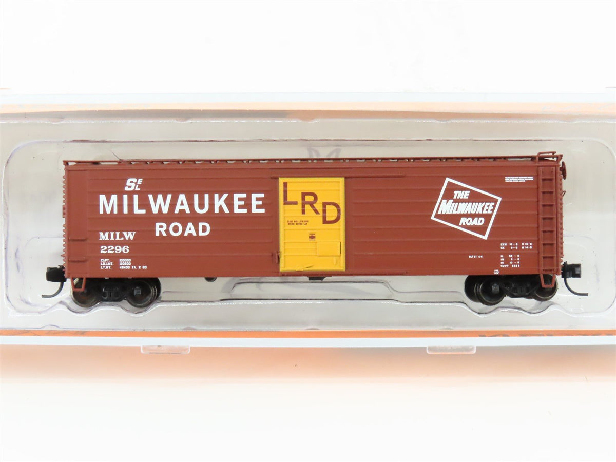 N Fox Valley FVM 90420 MILW Milwaukee Road &quot;LRD&quot; 50&#39; Rib-Side Box Car #2296