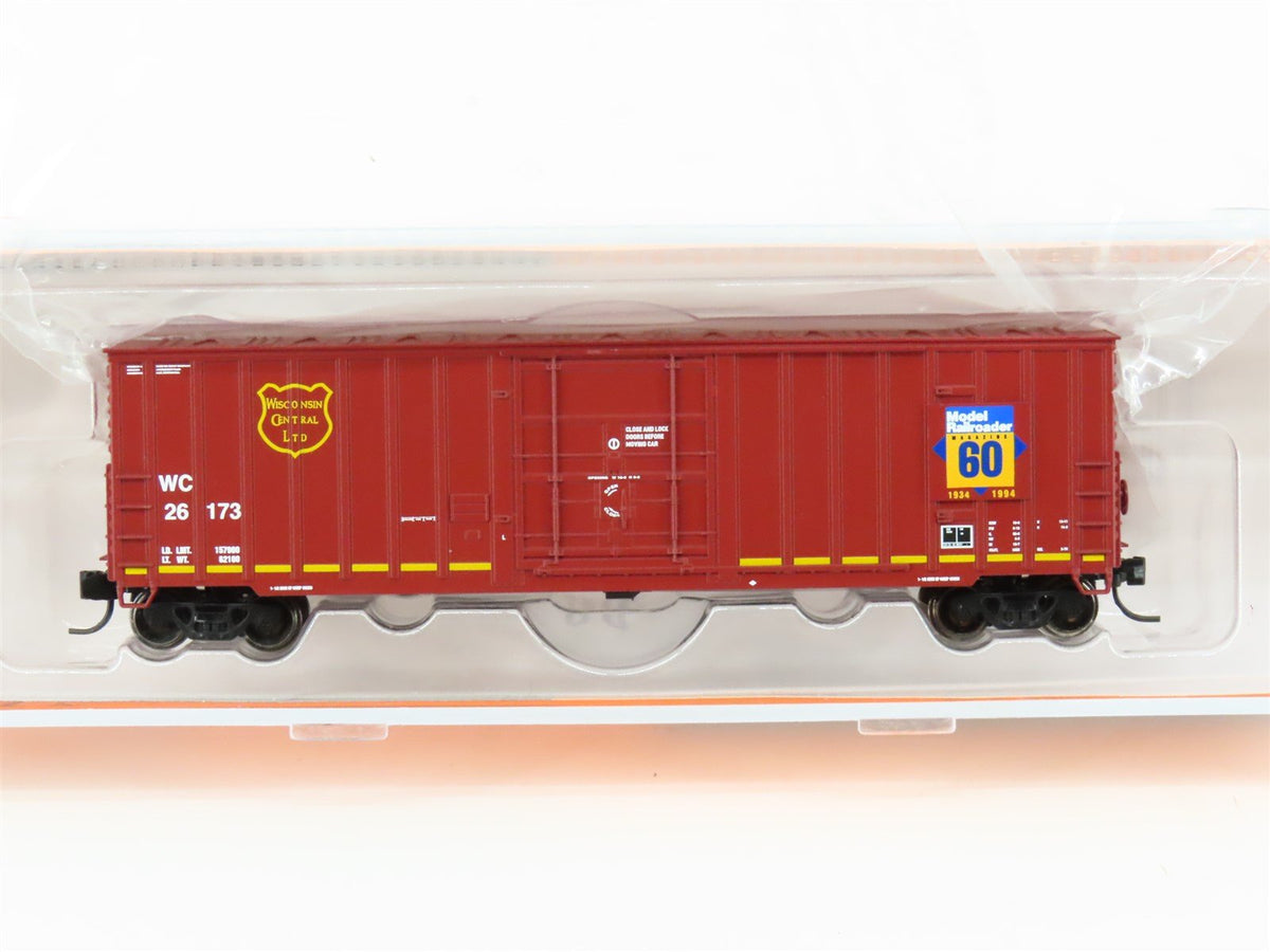 N Scale Fox Valley FVM 8915 WC Wisconsin Central 50&#39; SOO 7-Post Box Car #26173