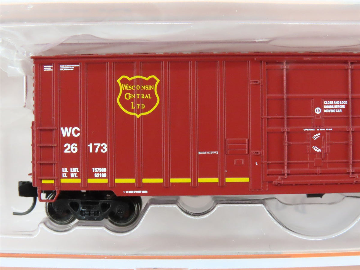 N Scale Fox Valley FVM 8915 WC Wisconsin Central 50&#39; SOO 7-Post Box Car #26173