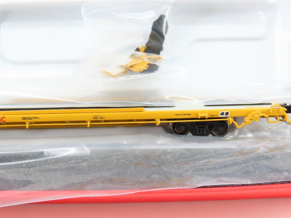 N Scale Atlas NSE ATL18-19 UP Union Pacific 90&#39; Flat Car #983011 w/ Pipe Load