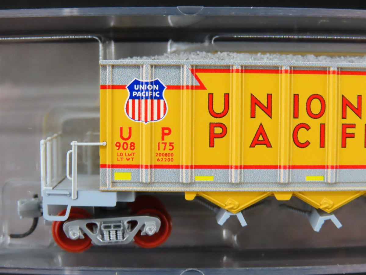 N Micro-Trains NSE MTL 20-67 UP Union Pacific 3-Bay Ortner Hoppers w/Load 2-Pack