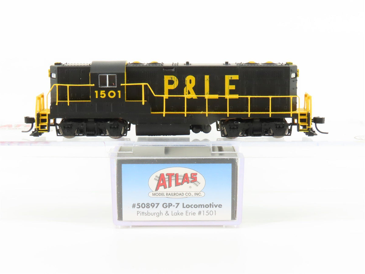 N Atlas Master 50897 P&amp;LE Pittsburgh &amp; Lake Erie EMD GP7 Diesel #1501 w/ DCC