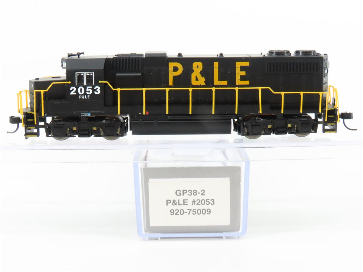 N Scale Life-Like 920-75009 P&amp;LE Pittsburgh &amp; Lake Erie GP38-2 Diesel #2053