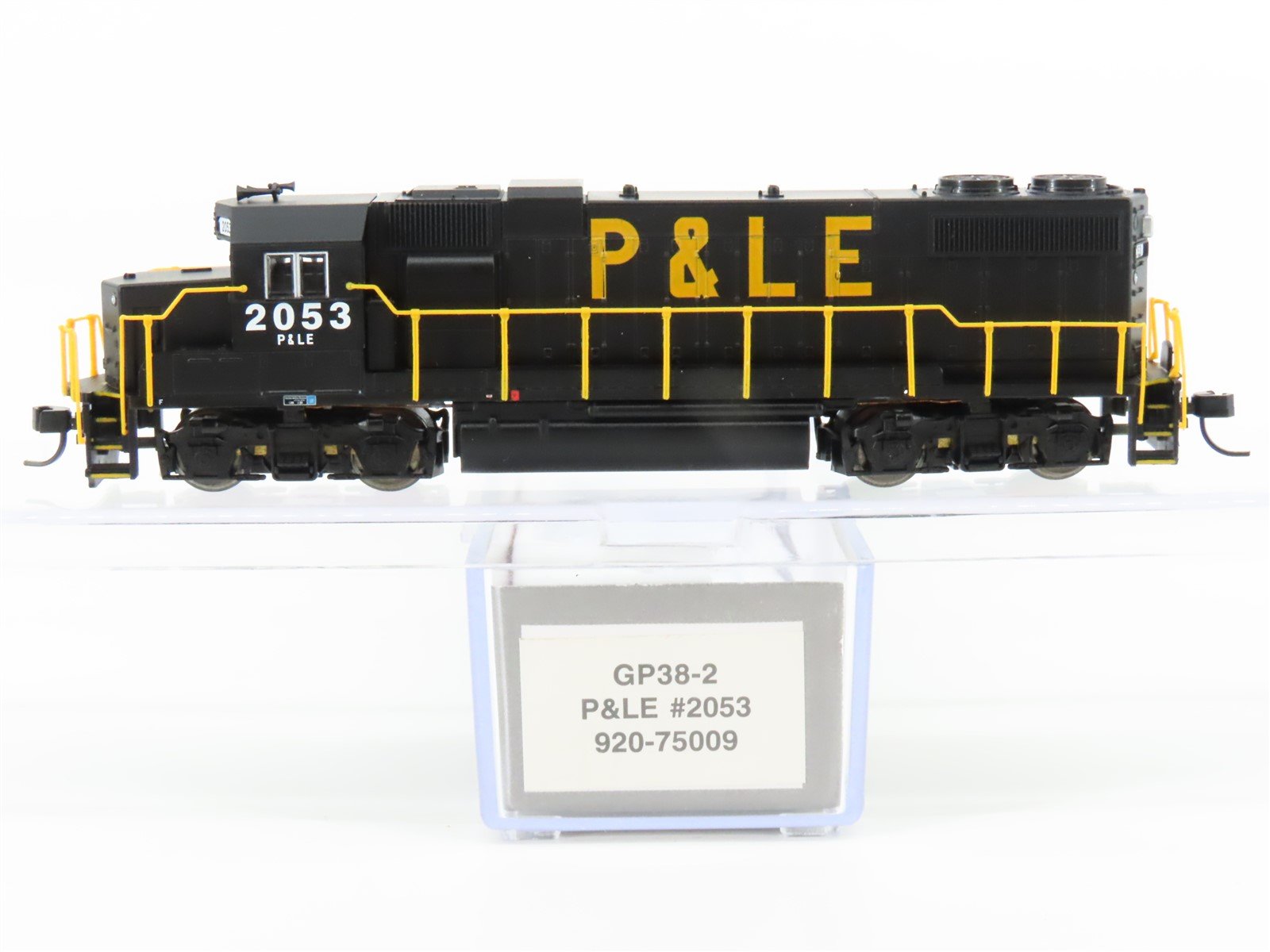 N Scale Life-Like 920-75009 P&LE Pittsburgh & Lake Erie GP38-2 Diesel #2053