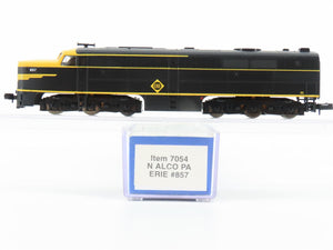 N Scale Life-Like 7054 ERIE Railroad ALCO PA Diesel Locomotive #857