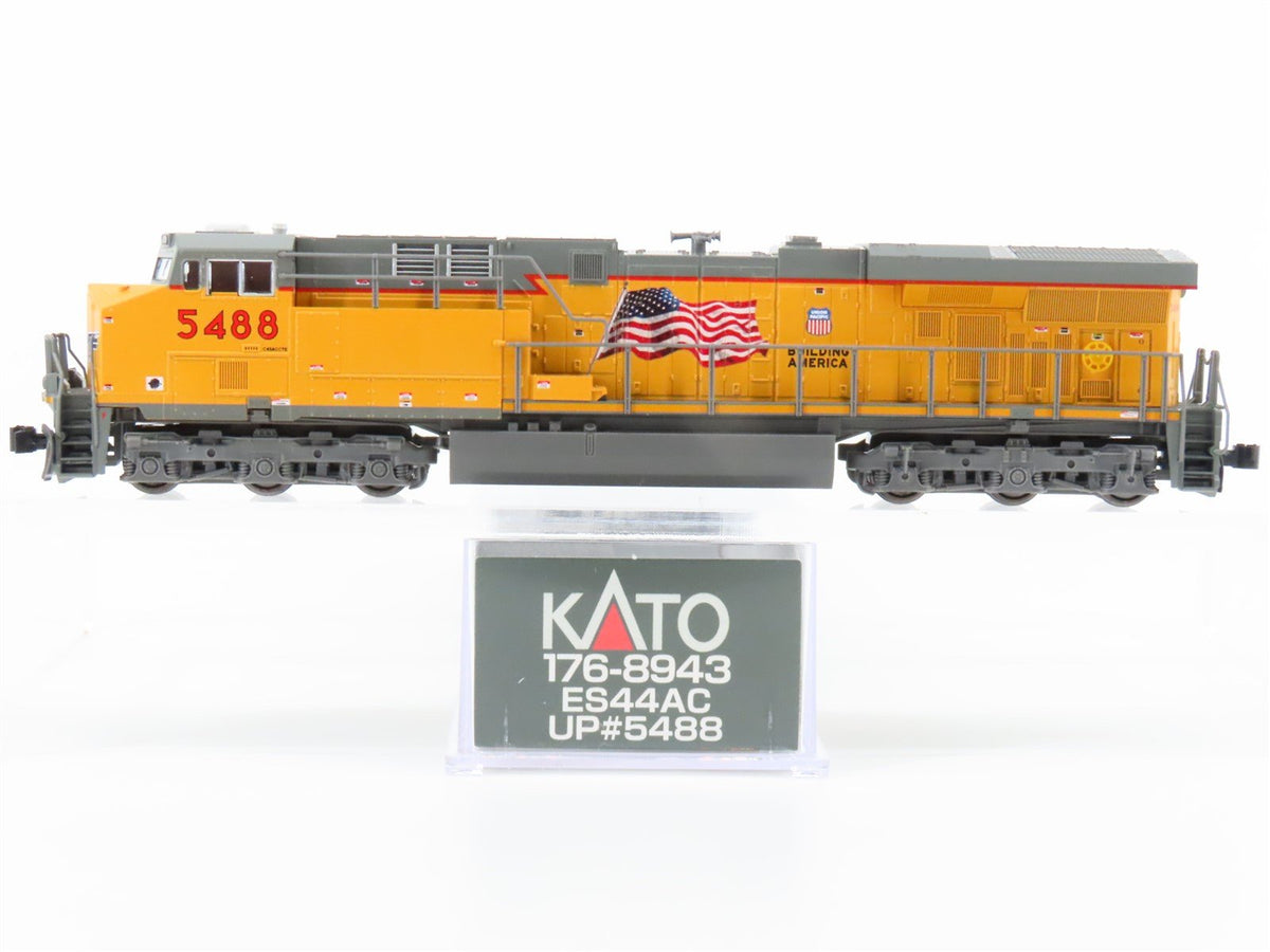 N Scale KATO 176-8943 UP &quot;Building America&quot; GE ES44AC Diesel #5488 - DCC Ready