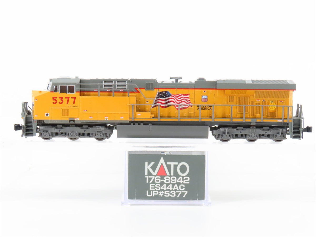 N Scale KATO 176-8942 UP &quot;Building America&quot; GE ES44AC Diesel #5377 - DCC Ready