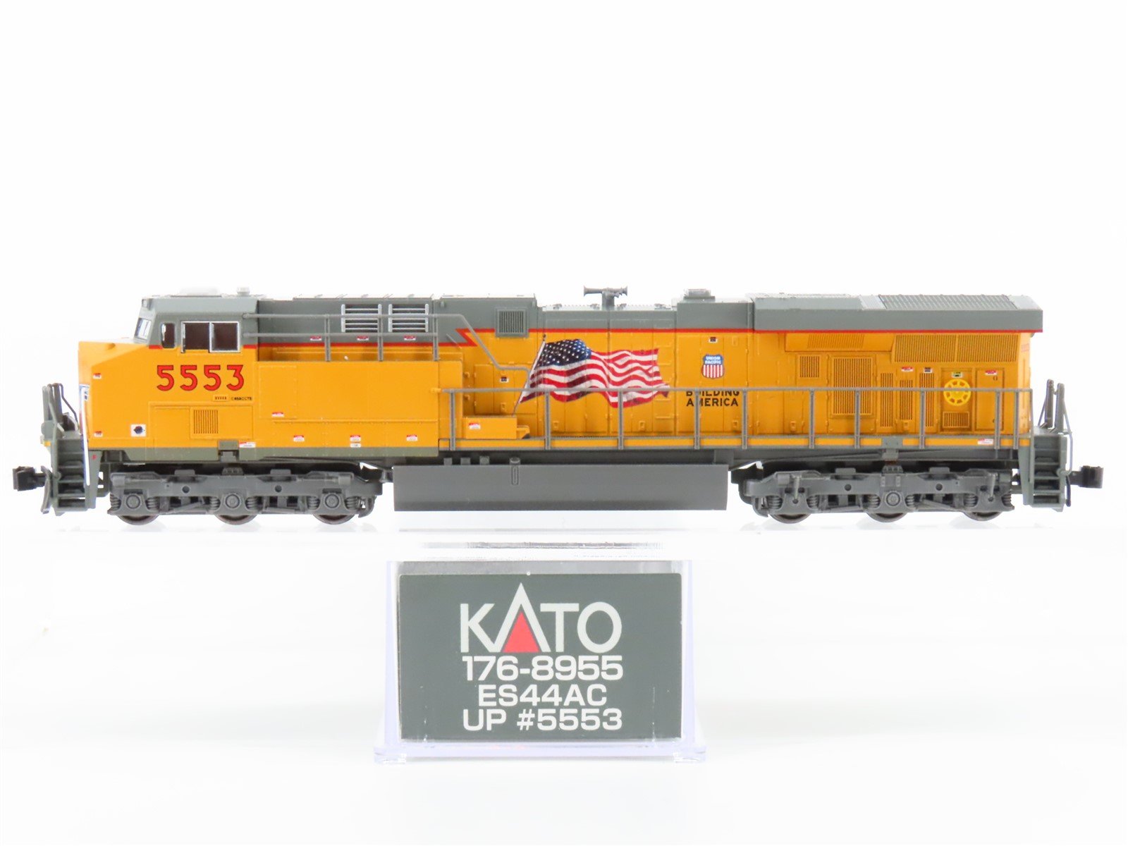 N Scale KATO 176-8955 UP "Building America" GE ES44AC Diesel #5553 - DCC Ready