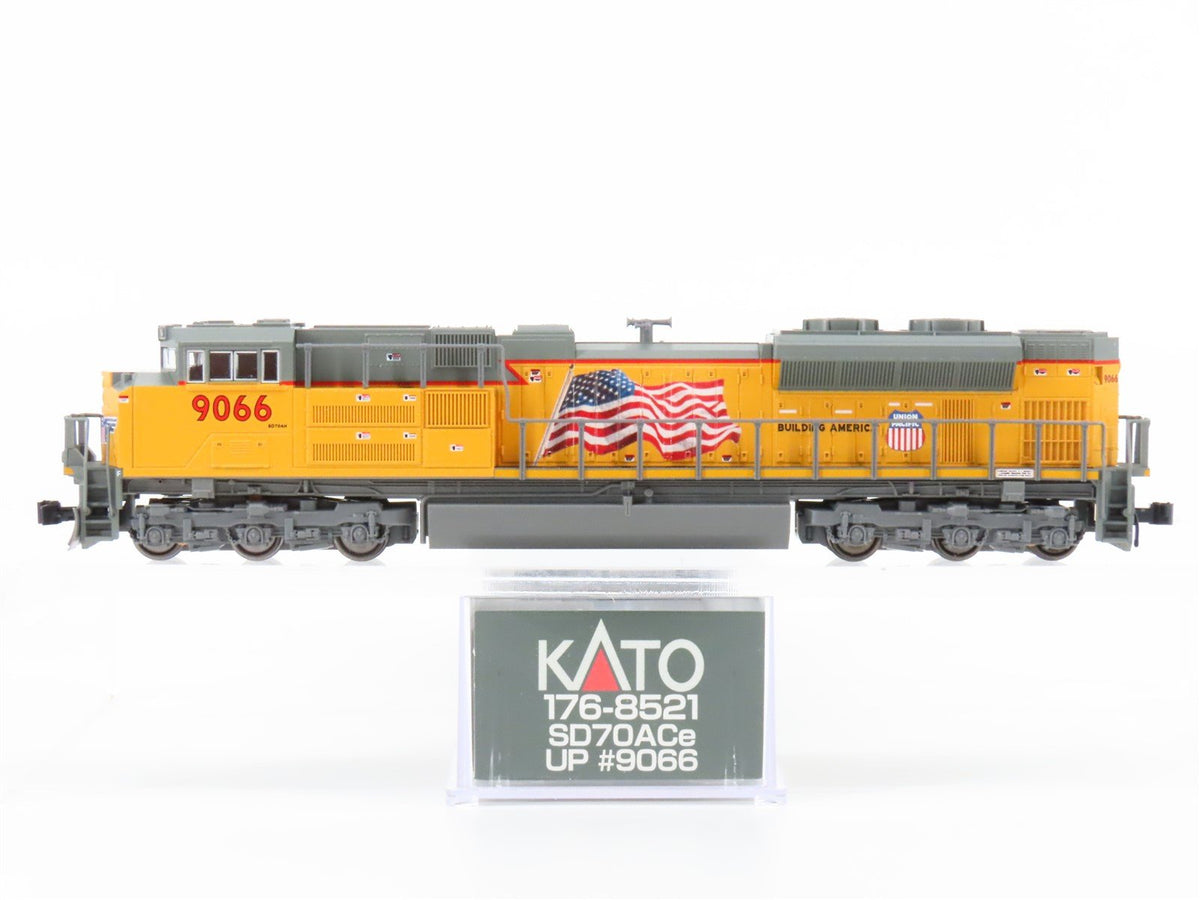 N Scale KATO 176-8521 UP &quot;Building America&quot; EMD SD70ACe Diesel #9066 - DCC Ready