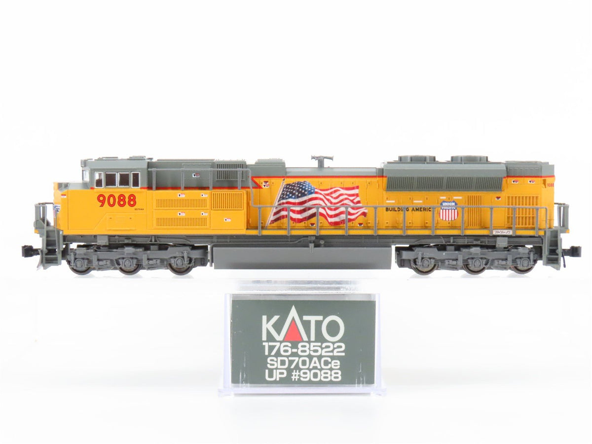 N Scale KATO 176-8522 UP &quot;Building America&quot; EMD SD70ACe Diesel #9088 - DCC Ready