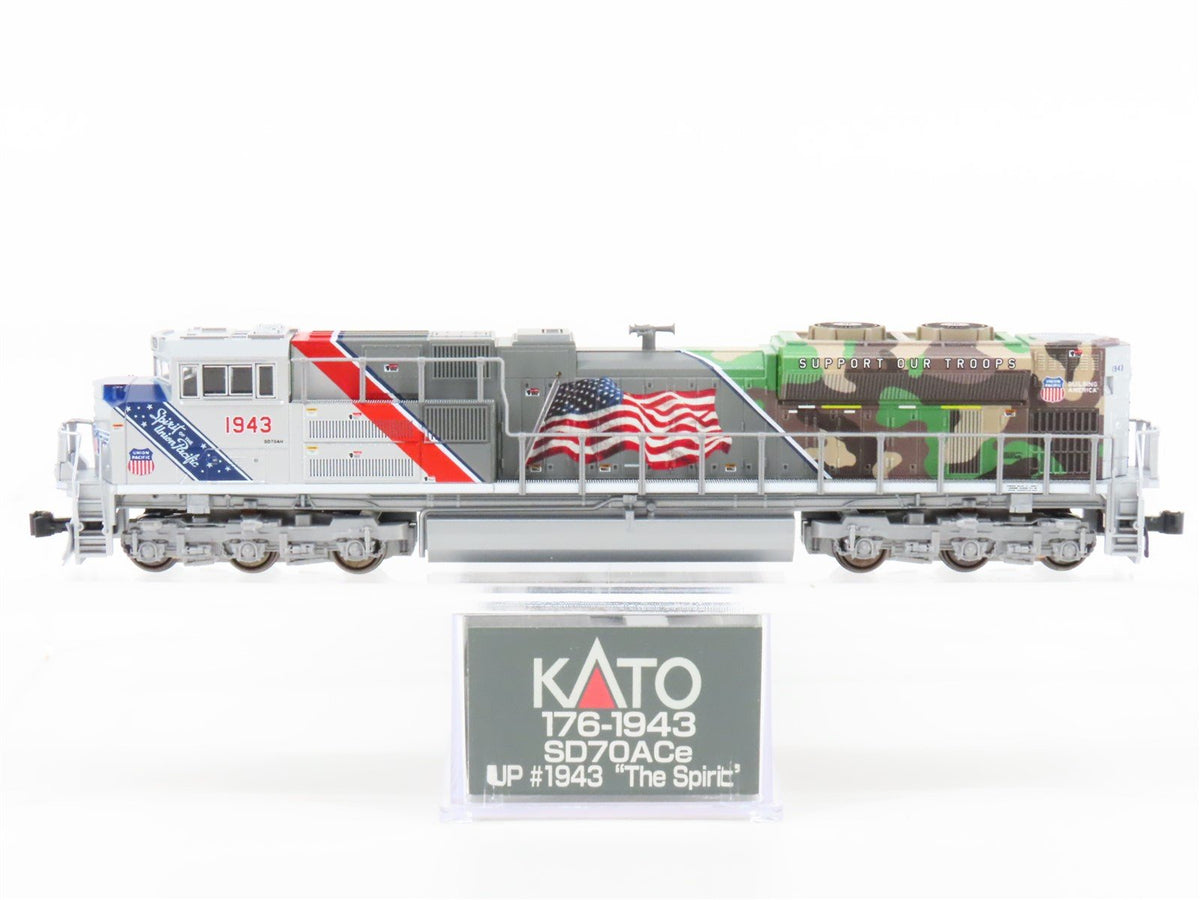 N Scale KATO 176-1943 UP &quot;The Spirit&quot; EMD SD70ACe Diesel #1943 - DCC Ready