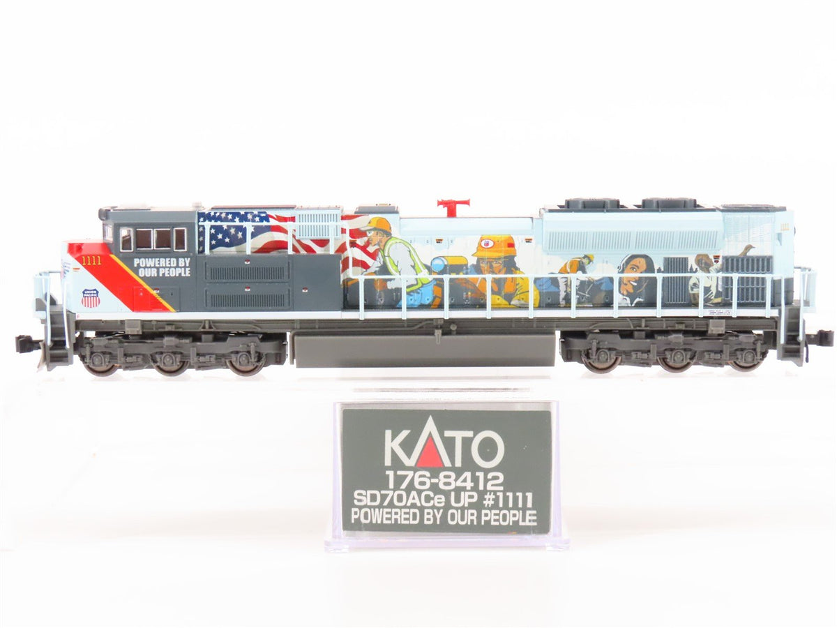 N KATO 176-8412 UP &quot;Powered by Our People&quot; EMD SD70ACe Diesel #1111 - DCC Ready