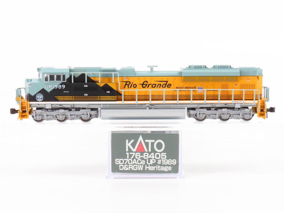 N KATO 176-8405 UP &quot;D&amp;RGW Rio Grande Heritage&quot; SD70ACe Diesel #1989 - DCC Ready