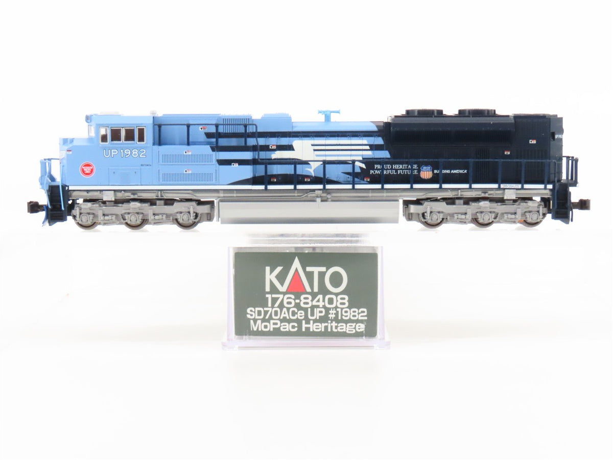 N KATO 176-8408 UP &quot;MP Mo-Pac Eagle Heritage&quot; SD70ACe Diesel #1982 - DCC Ready