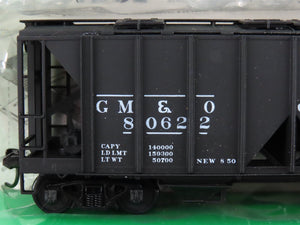 LOT of 10 HO Scale Bowser GM&O/D&H/CG/STLB&M Railroad 2-Bay Covered Hoppers