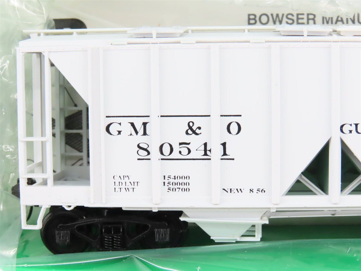 LOT of 10 HO Scale Bowser GM&amp;O/D&amp;H/CG/STLB&amp;M Railroad 2-Bay Covered Hoppers