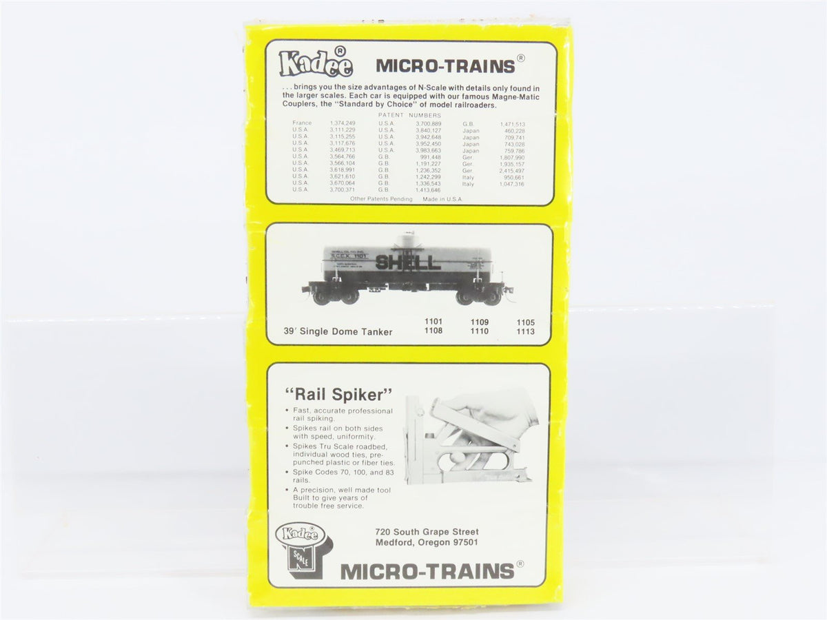 N Scale Micro-Trains MTL 65092 SCCX Shell 39&#39; Single Dome Tankcar 6-Pack