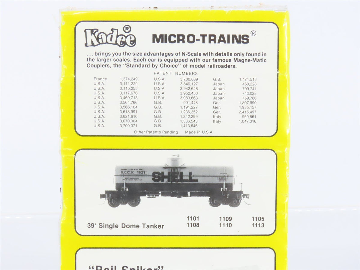 N Scale Micro-Trains MTL 65092 SCCX Shell 39&#39; Single Dome Tankcar 6-Pack