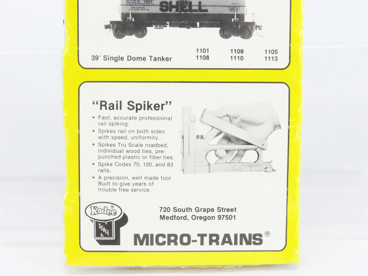 N Scale Micro-Trains MTL 65092 SCCX Shell 39&#39; Single Dome Tankcar 6-Pack