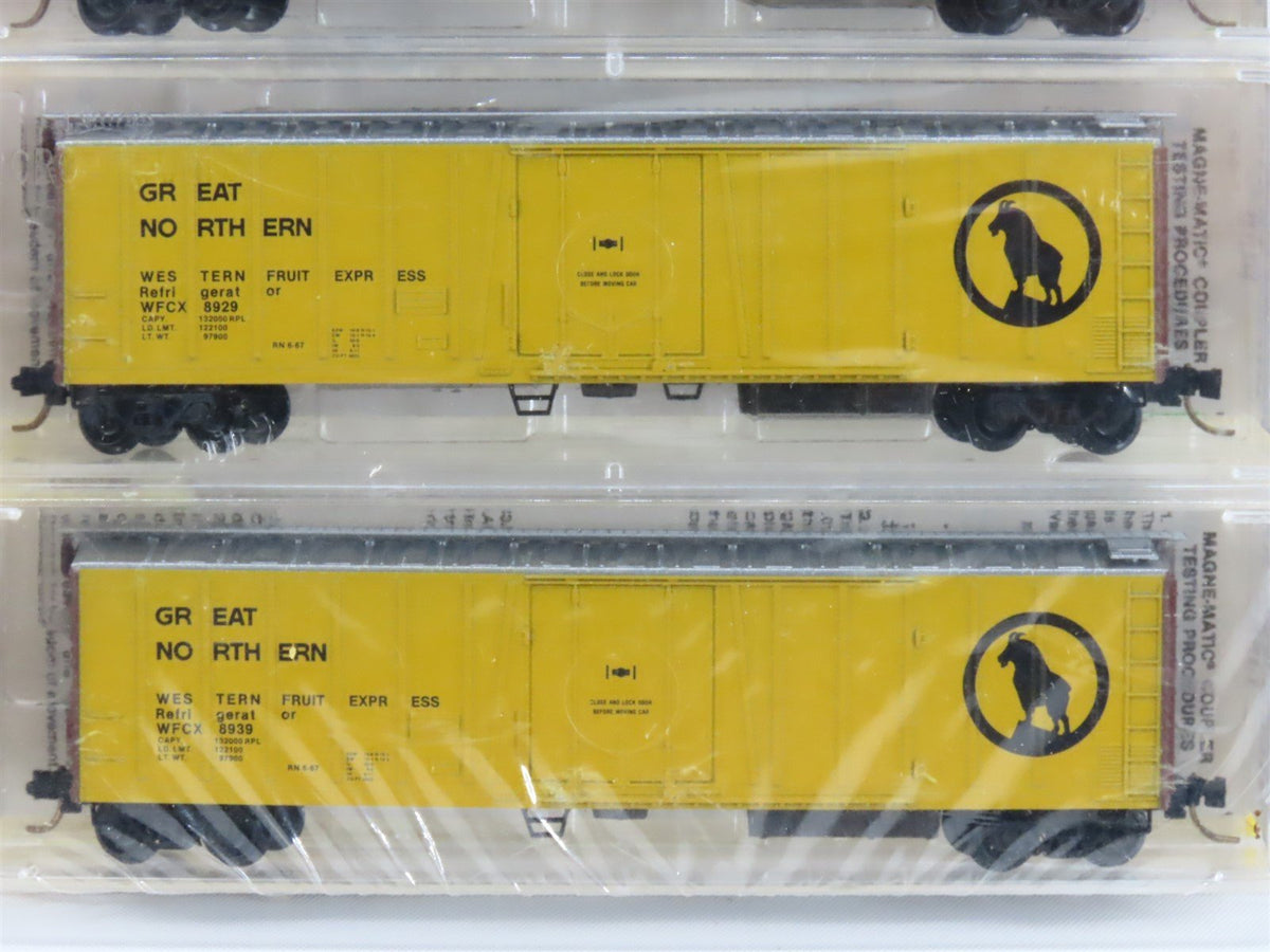 N Scale Micro-Trains MTL 70032 WFCX Great Northern 51&#39; Mechanical Reefer 6-Pack