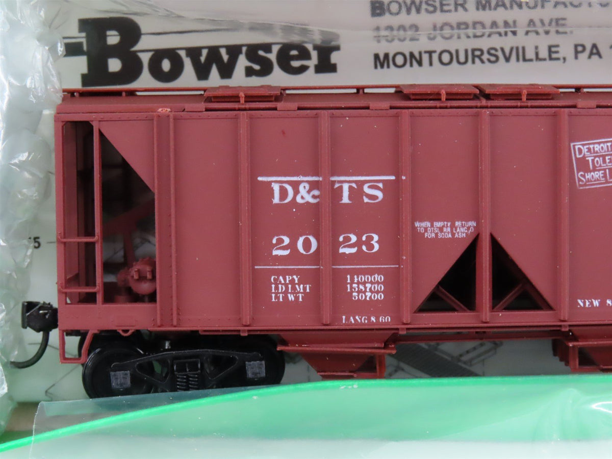 LOT of 11 HO Scale Bowser D&amp;TS &amp; DT&amp;I Railroad 2-Bay Covered Hoppers