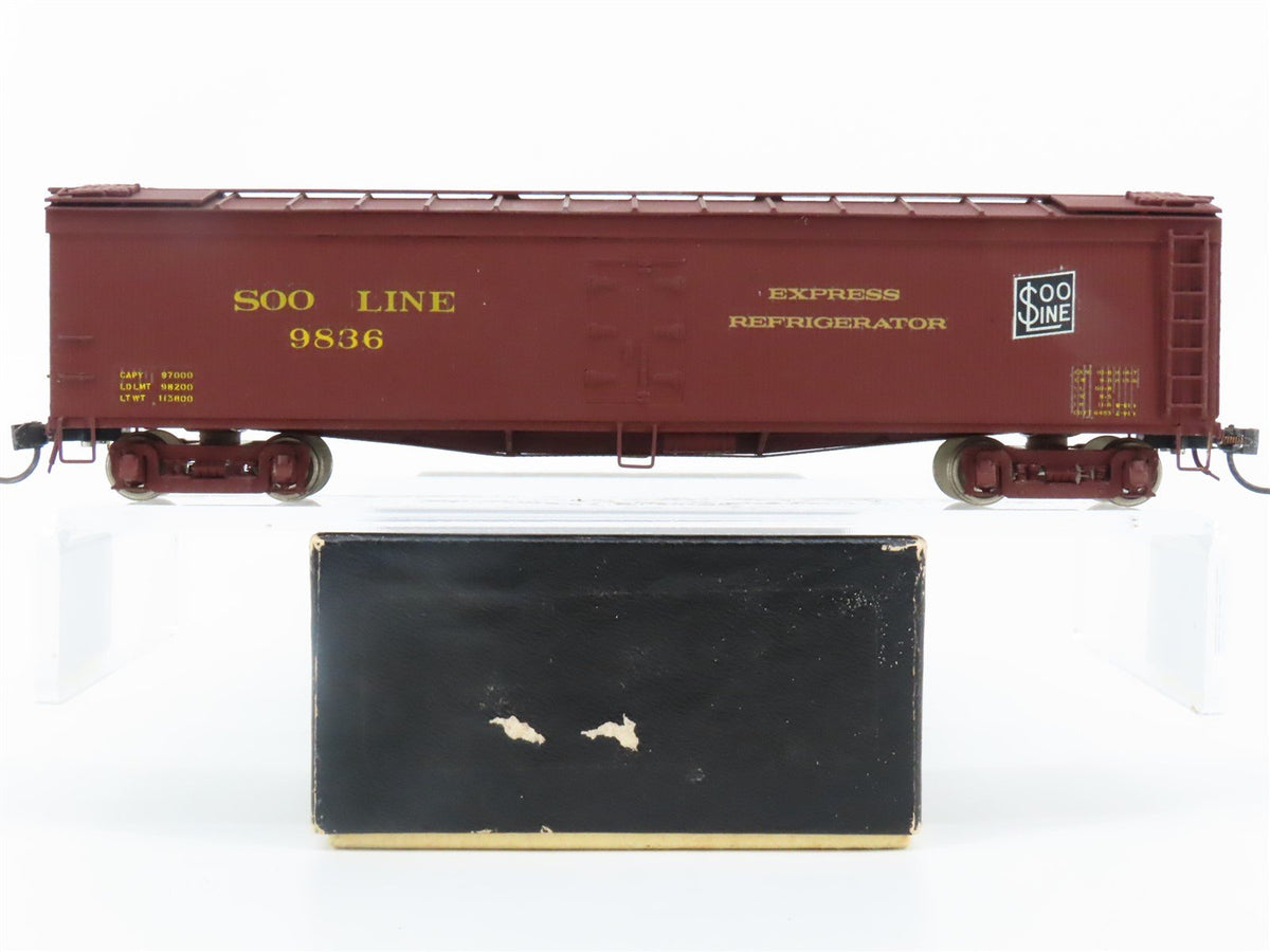 HO Scale Nickel Plate Products BRASS SOO Line 50&#39; Express Reefer #9836 - Custom