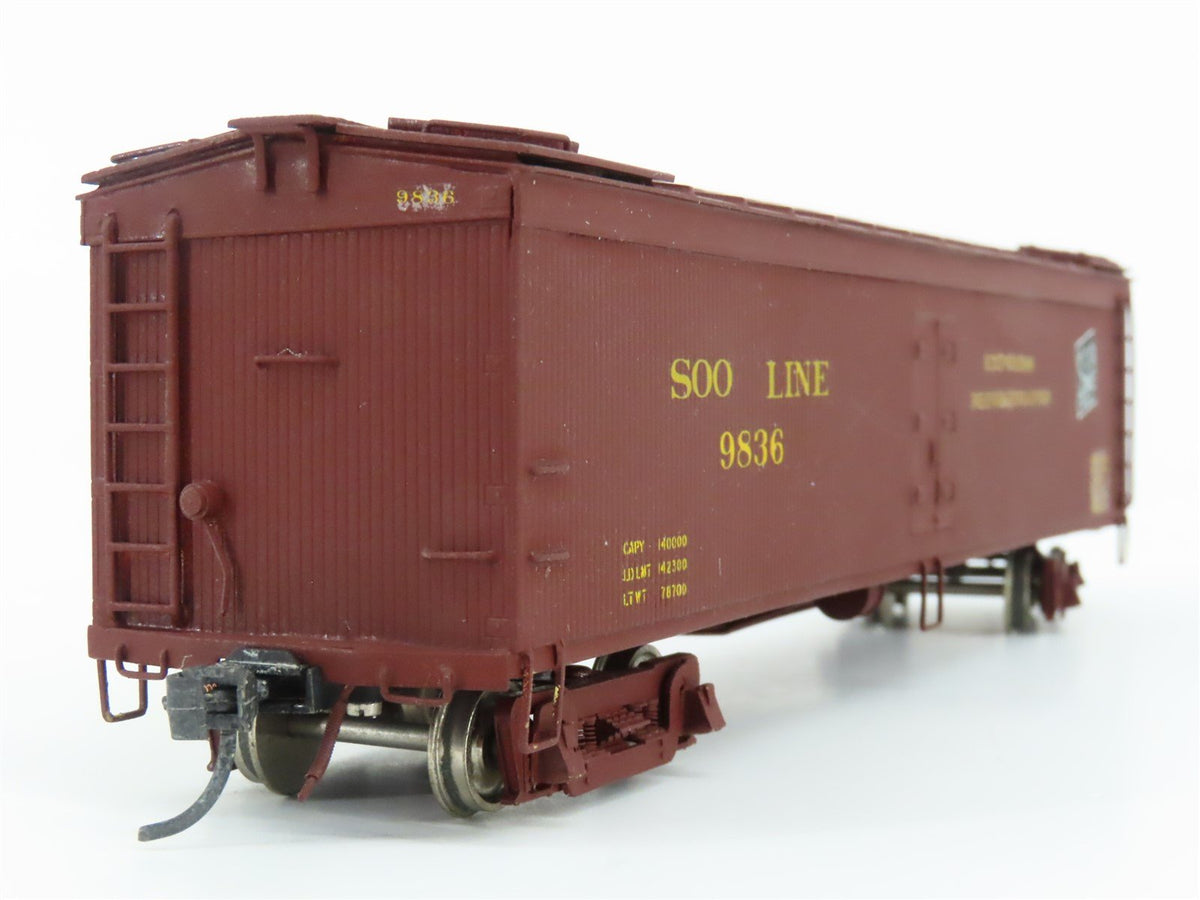 HO Scale Nickel Plate Products BRASS SOO Line 50&#39; Express Reefer #9836 - Custom