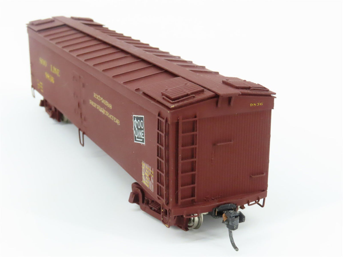 HO Scale Nickel Plate Products BRASS SOO Line 50&#39; Express Reefer #9836 - Custom