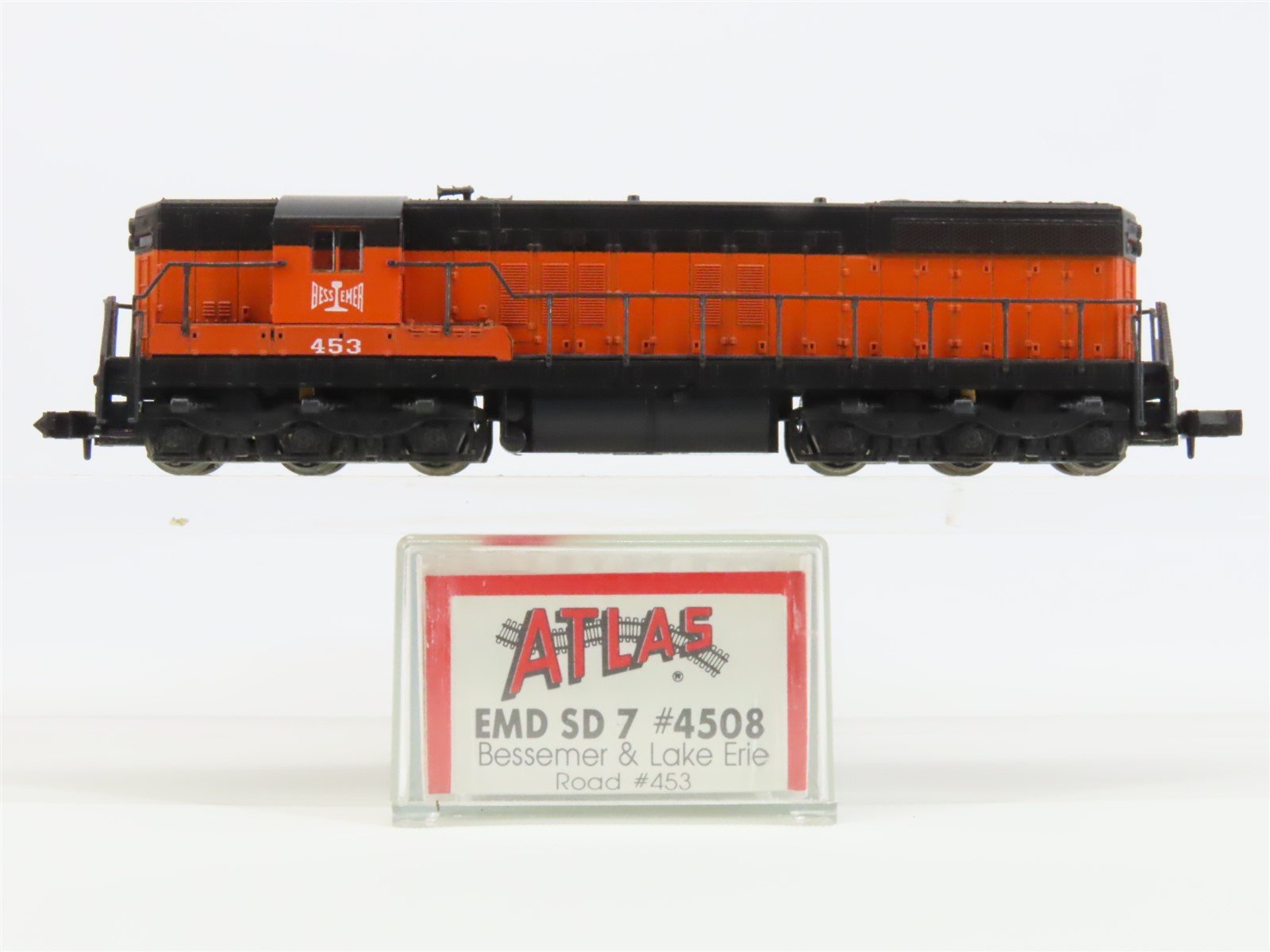 N Scale Atlas 4508 BLE Bessemer & Lake Erie SD7 Diesel Locomotive #453