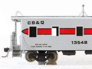 HO Nickel Plate BRASS CB&Q Burlington Route Offset Cupola Caboose #13548 -Custom