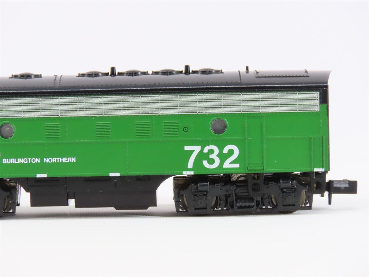 N Scale Kato 176-213 BN Burlington Northern F7A Diesel Locomotive #732