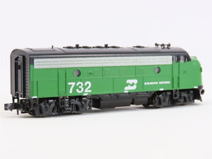 N Scale Kato 176-213 BN Burlington Northern F7A Diesel Locomotive #732