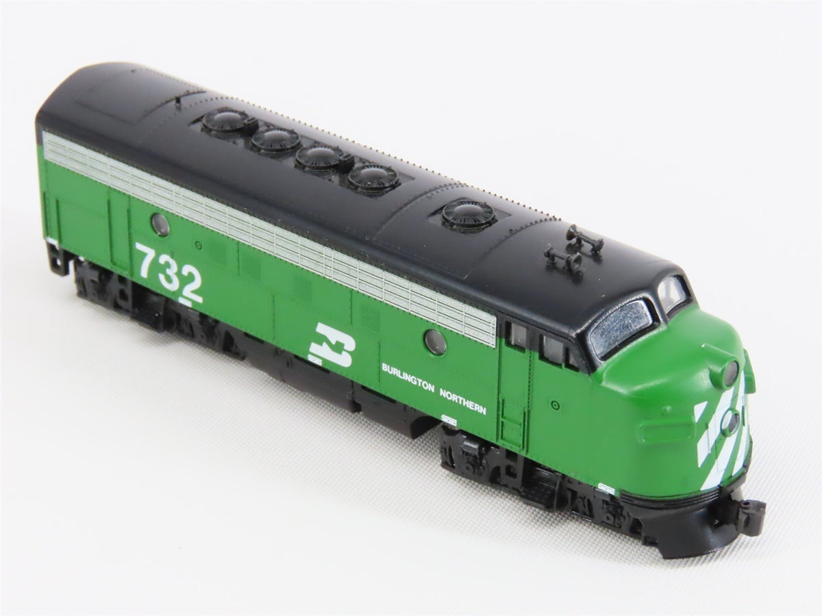 N Scale Kato 176-213 BN Burlington Northern F7A Diesel Locomotive #732