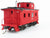 HO Scale Nickel Plate BRASS SOO Line Offset Cupola Wood Caboose #298 - Custom