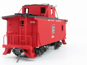 HO Scale Nickel Plate BRASS SOO Line Offset Cupola Wood Caboose #298 - Custom