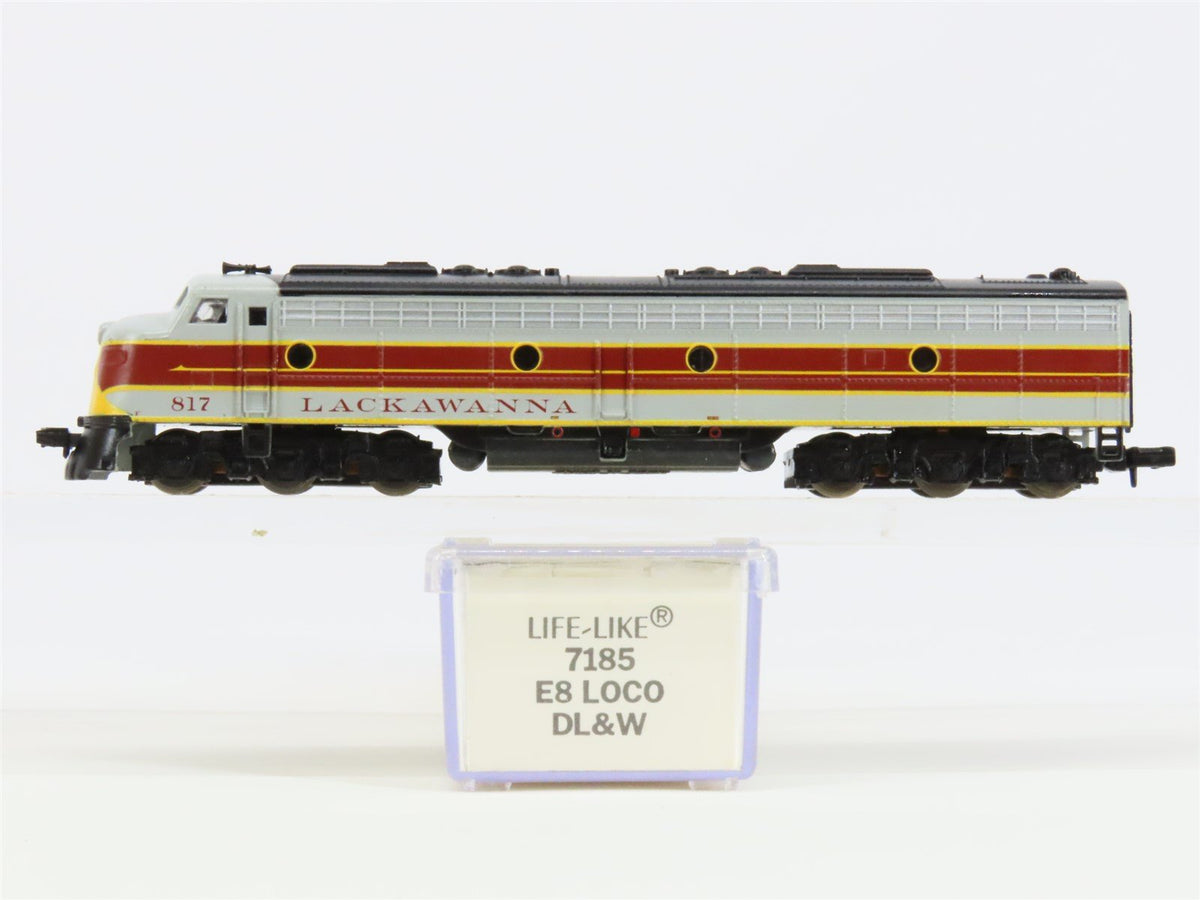 N Scale Life-Like 7185 DLW Lackawanna E8A Diesel Locomotive #817