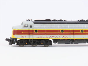 N Scale Life-Like 7185 DLW Lackawanna E8A Diesel Locomotive #817