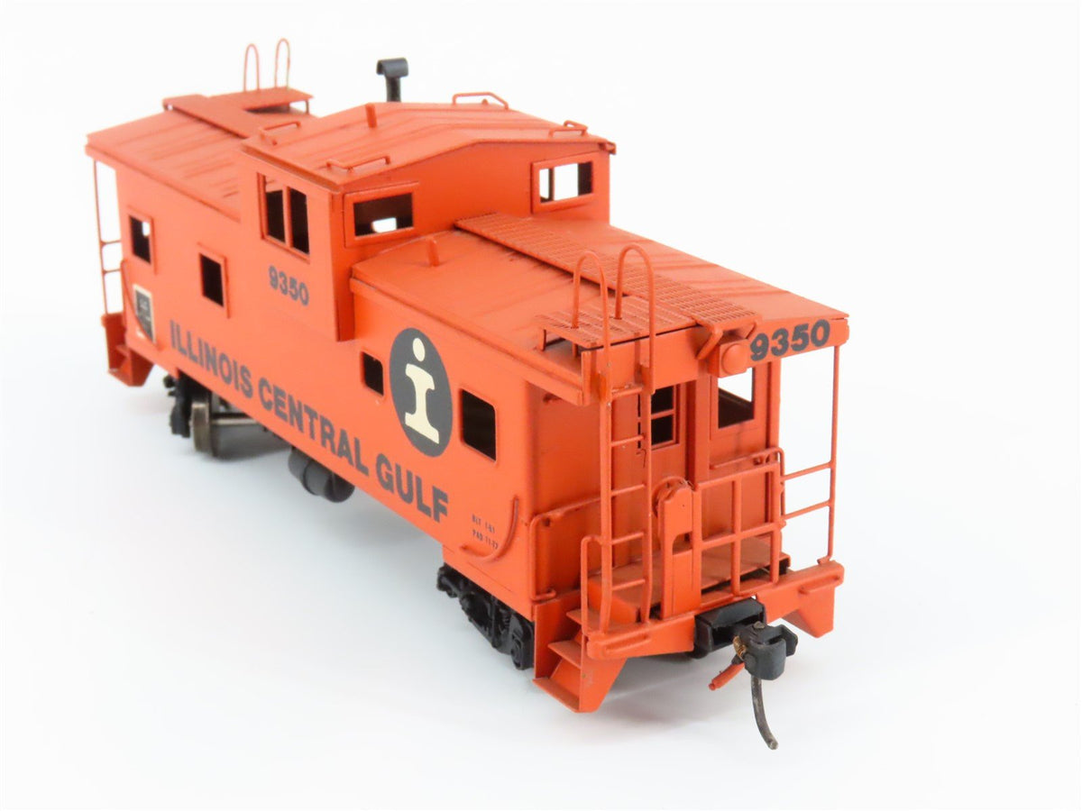 HO Trains Inc TID BRASS IC Illinois Central Extended Vision Caboose #9350 Custom