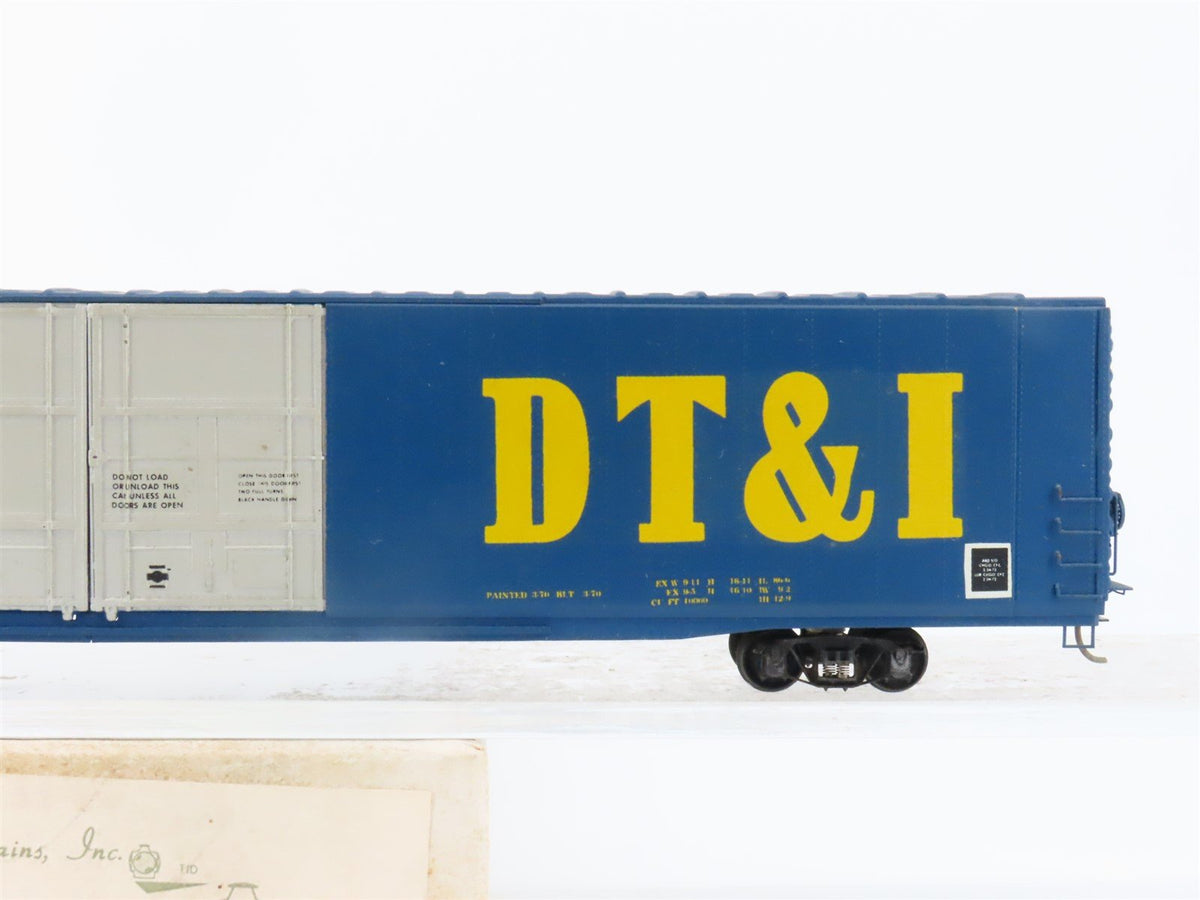 HO Scale Trains Inc TID BRASS DT&amp;I 86&#39; Hi-Cube Box Car #26180 - Custom