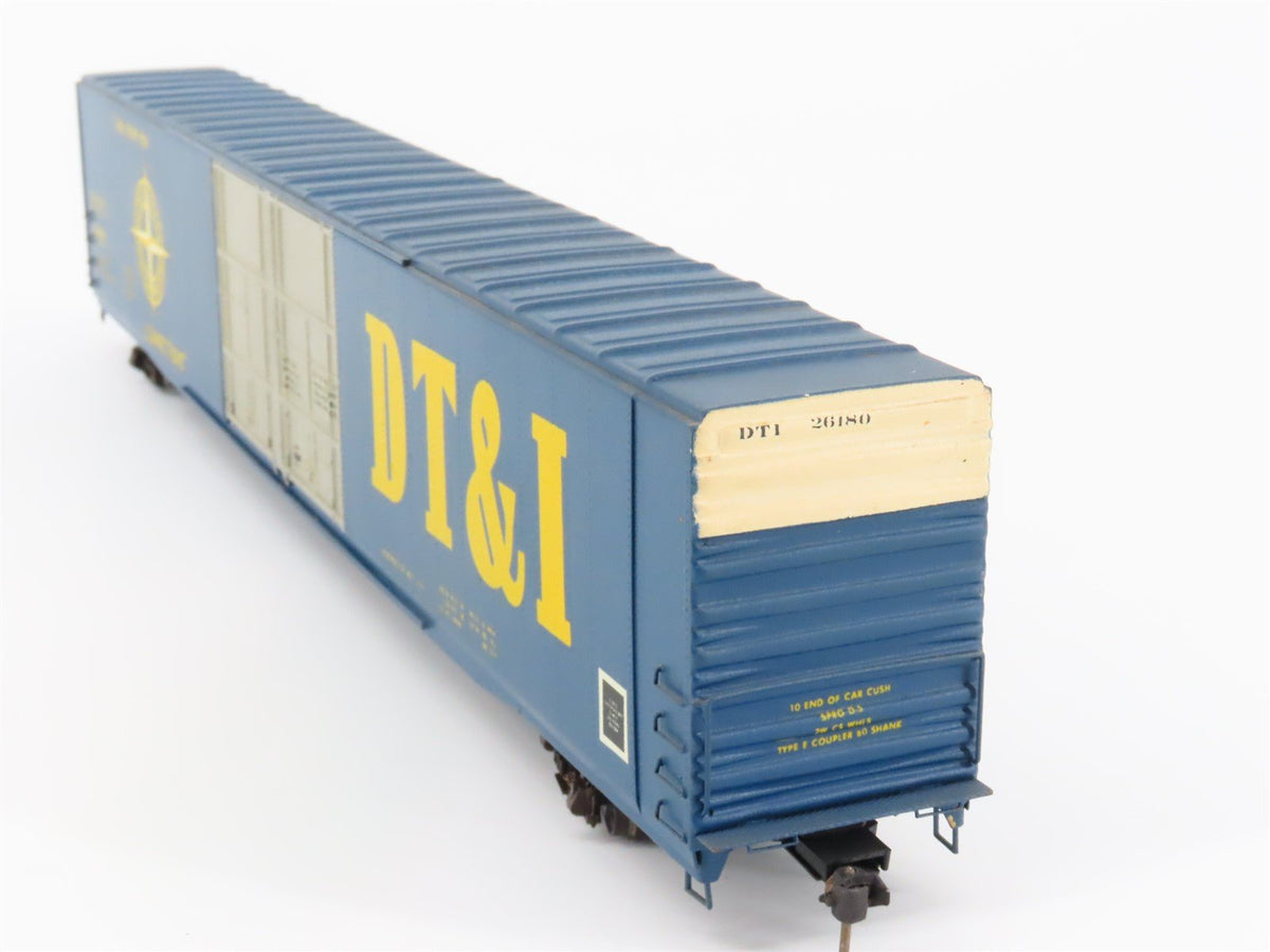 HO Scale Trains Inc TID BRASS DT&amp;I 86&#39; Hi-Cube Box Car #26180 - Custom