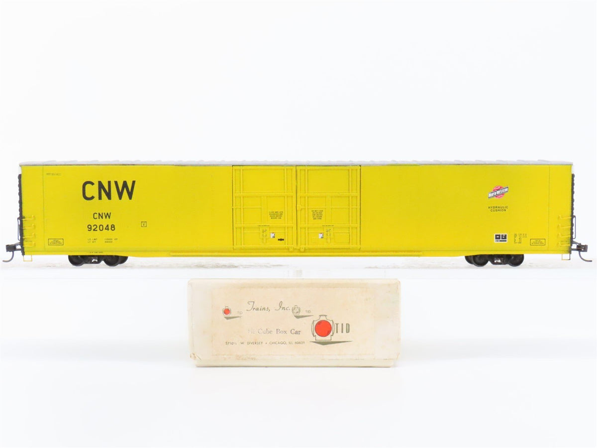 HO Scale Trains Inc TID BRASS CNW 86&#39; Hi-Cube Box Car #92048 - Custom