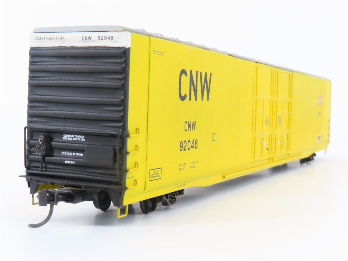 HO Scale Trains Inc TID BRASS CNW 86&#39; Hi-Cube Box Car #92048 - Custom