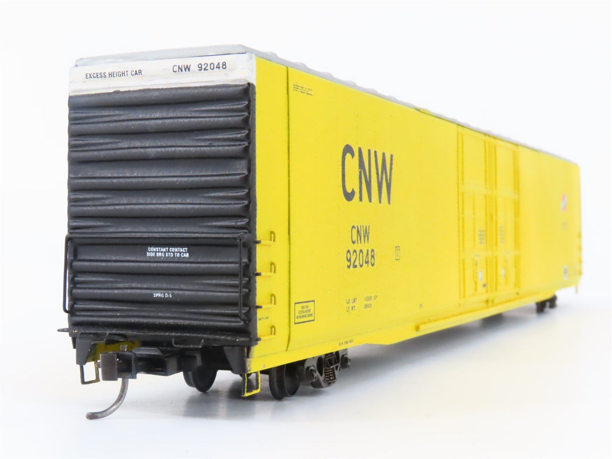 HO Scale Trains Inc TID BRASS CNW 86&#39; Hi-Cube Box Car #92048 - Custom