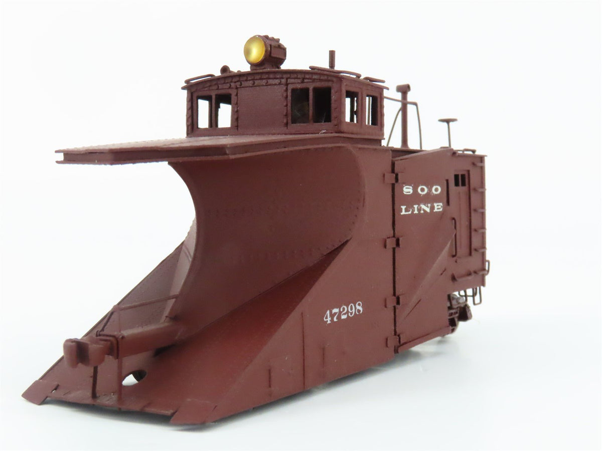 HO NJ Custom NJCB BRASS SOO Line Snow Plow #47298 - Custom