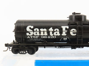 HO Pecos River/Gangsan BRASS 2408 ATSF Santa Fe Single Dome Tank Car #98420