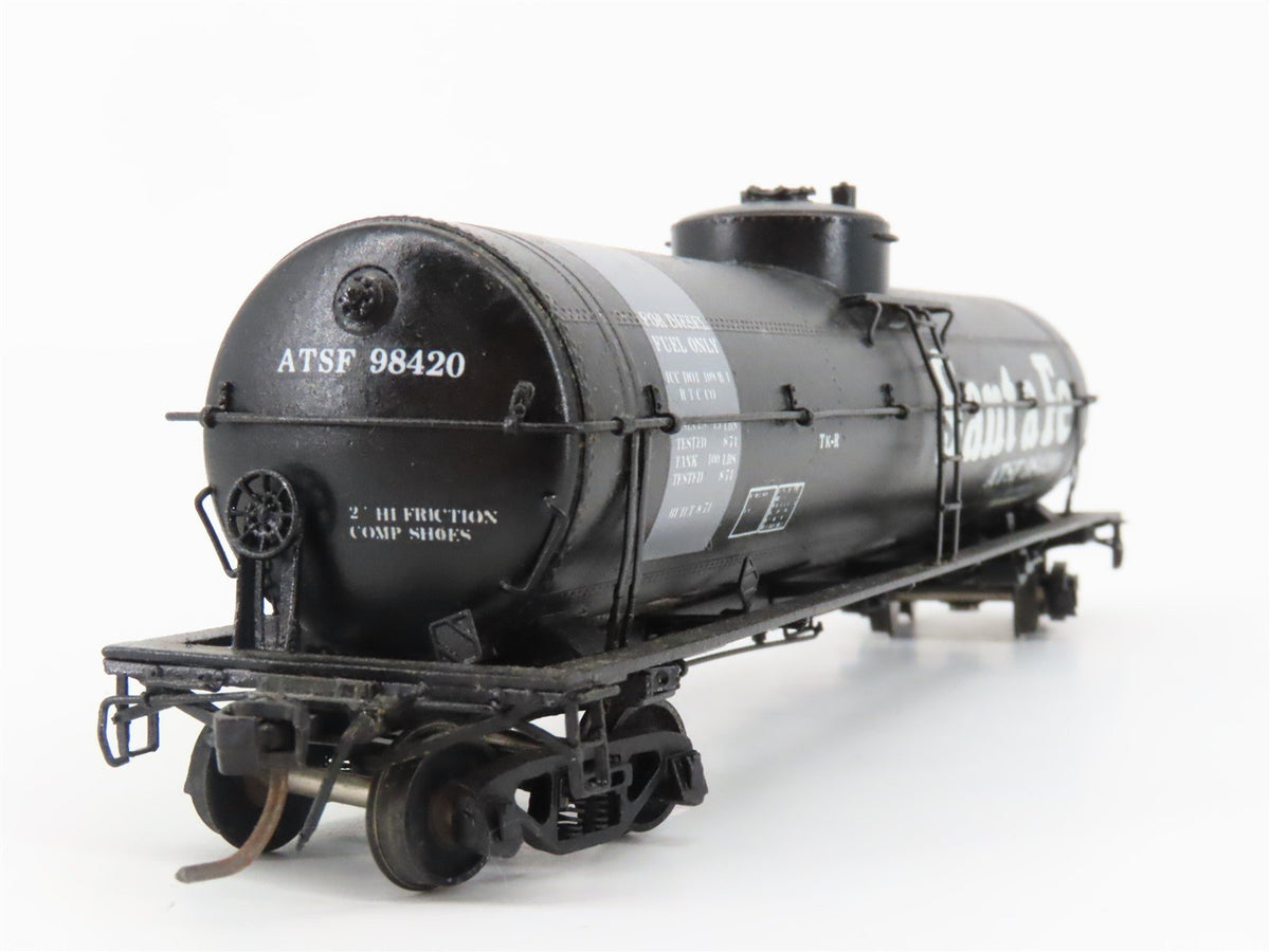 HO Pecos River/Gangsan BRASS 2408 ATSF Santa Fe Single Dome Tank Car #98420